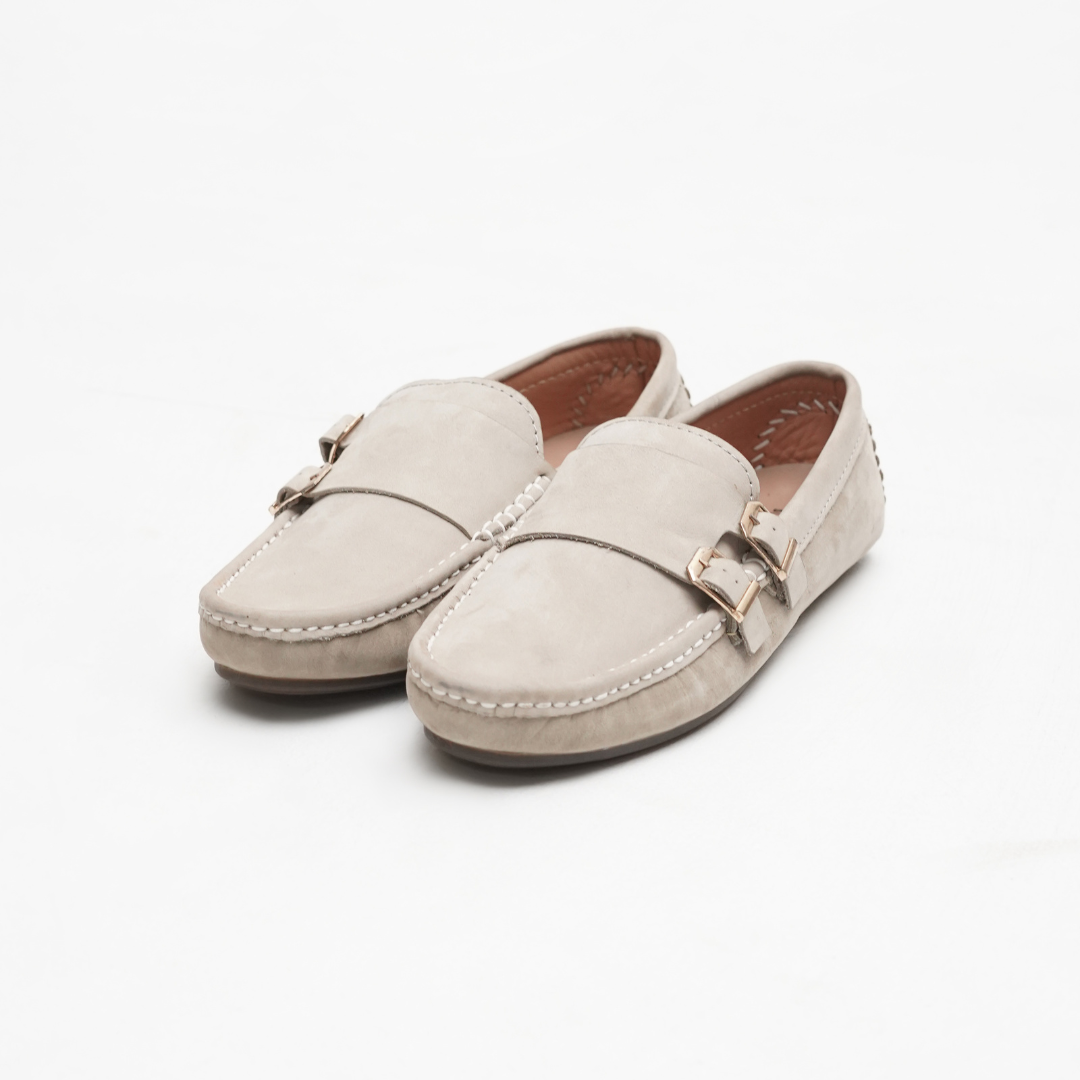 BEIGE SUEDE MOCCASIN