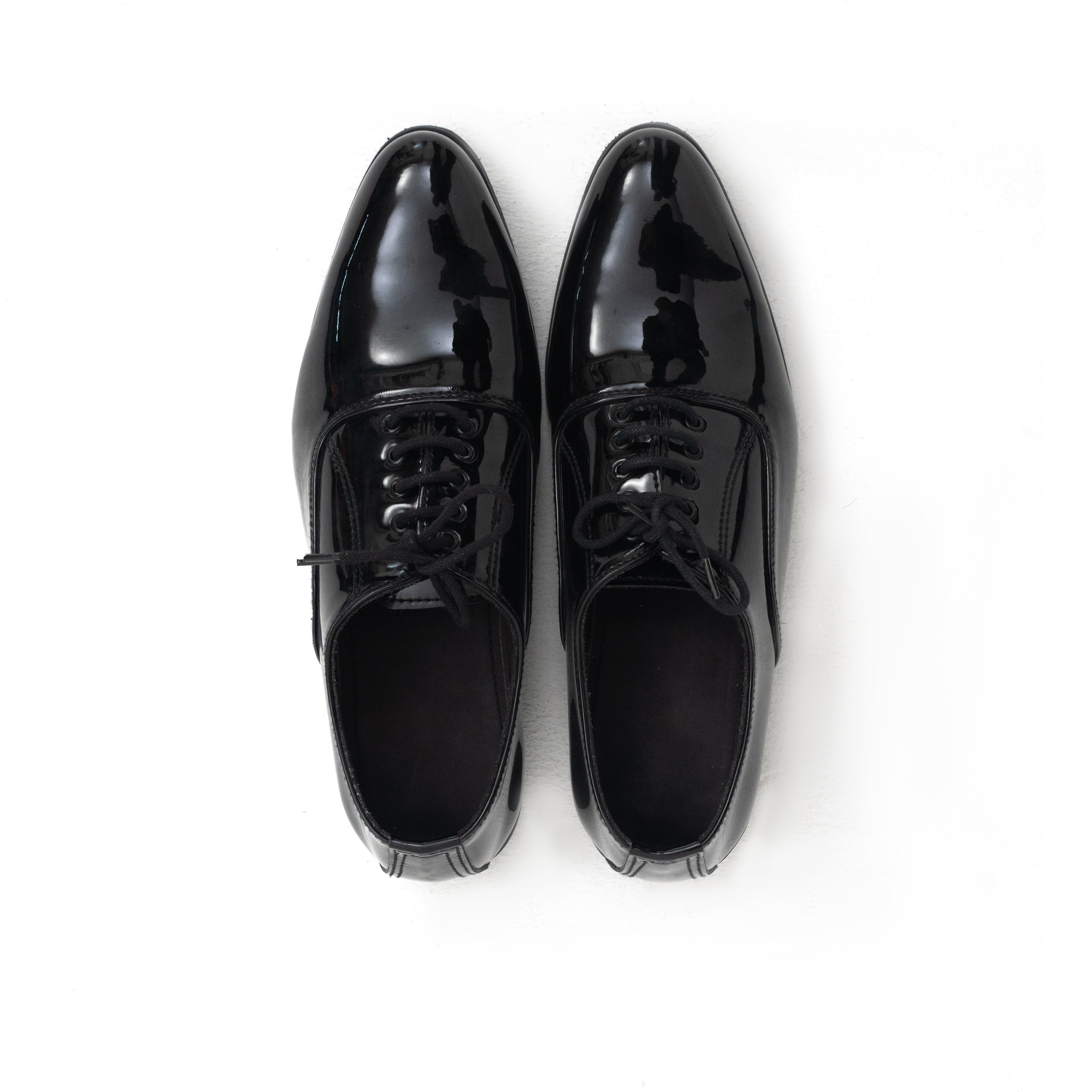 Imperial Black High-Shine Oxford Shoes