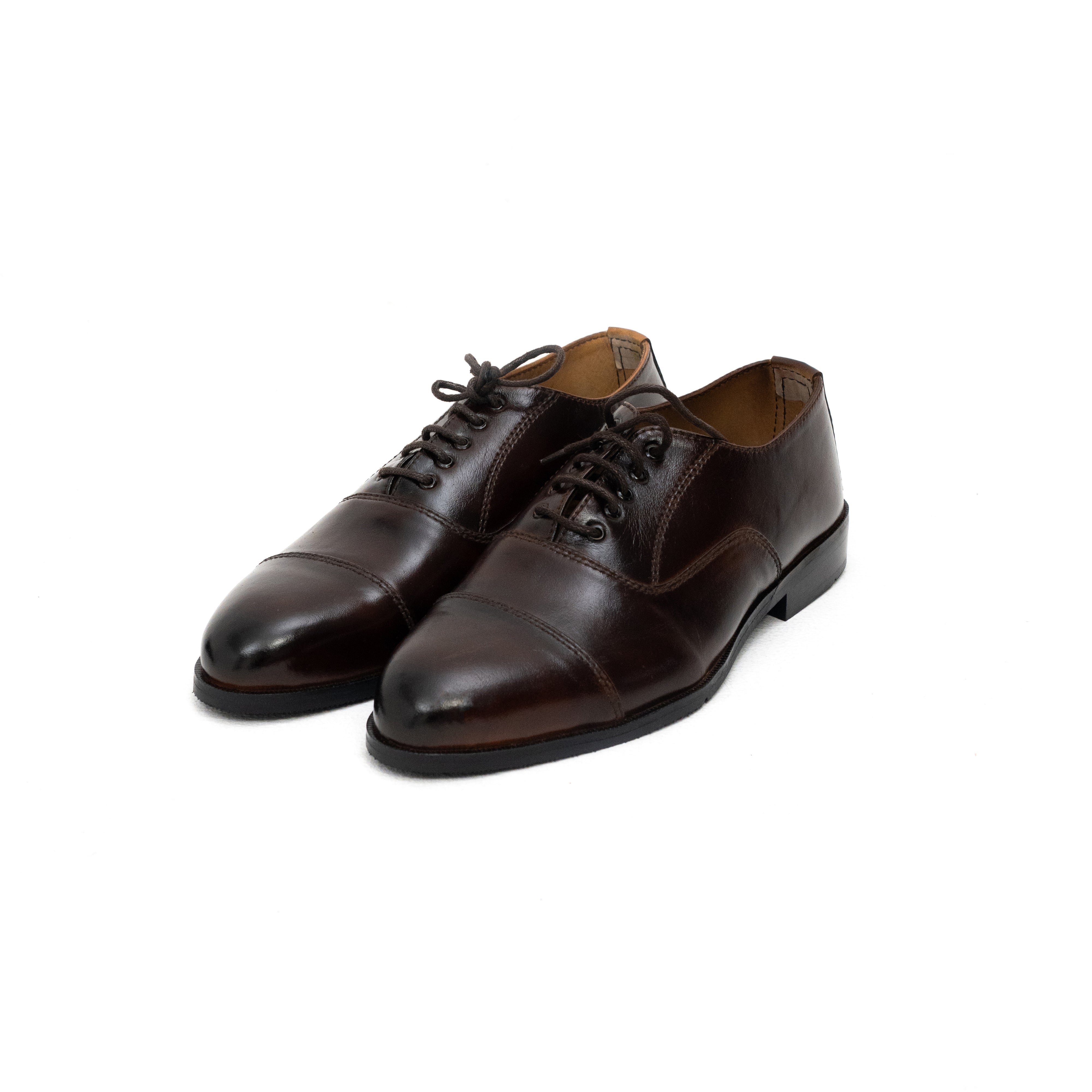 Classic Heritage Brown Cap-Toe Oxford