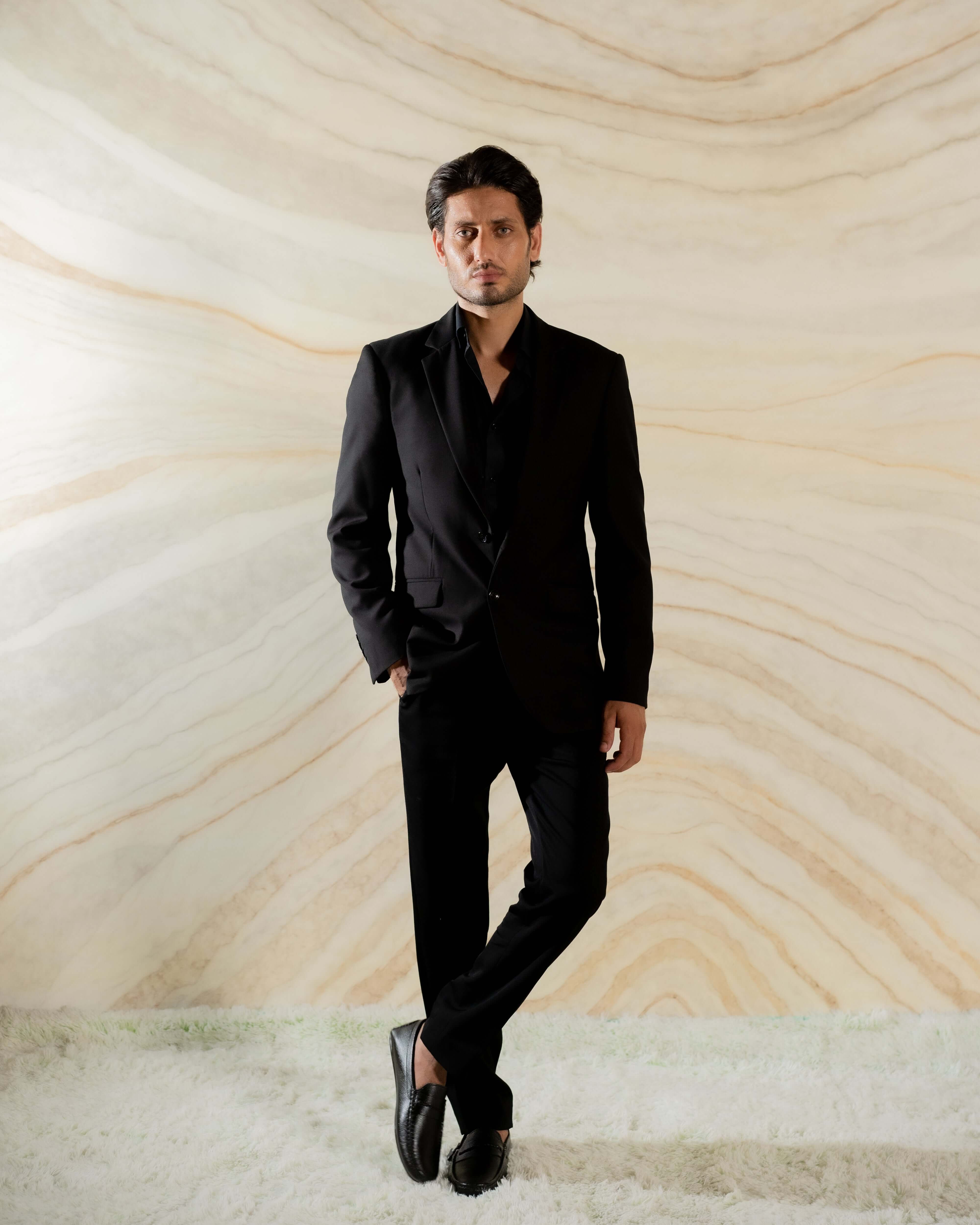 CLASSIC BLACK MOCCASIN PENNY LOAFERS