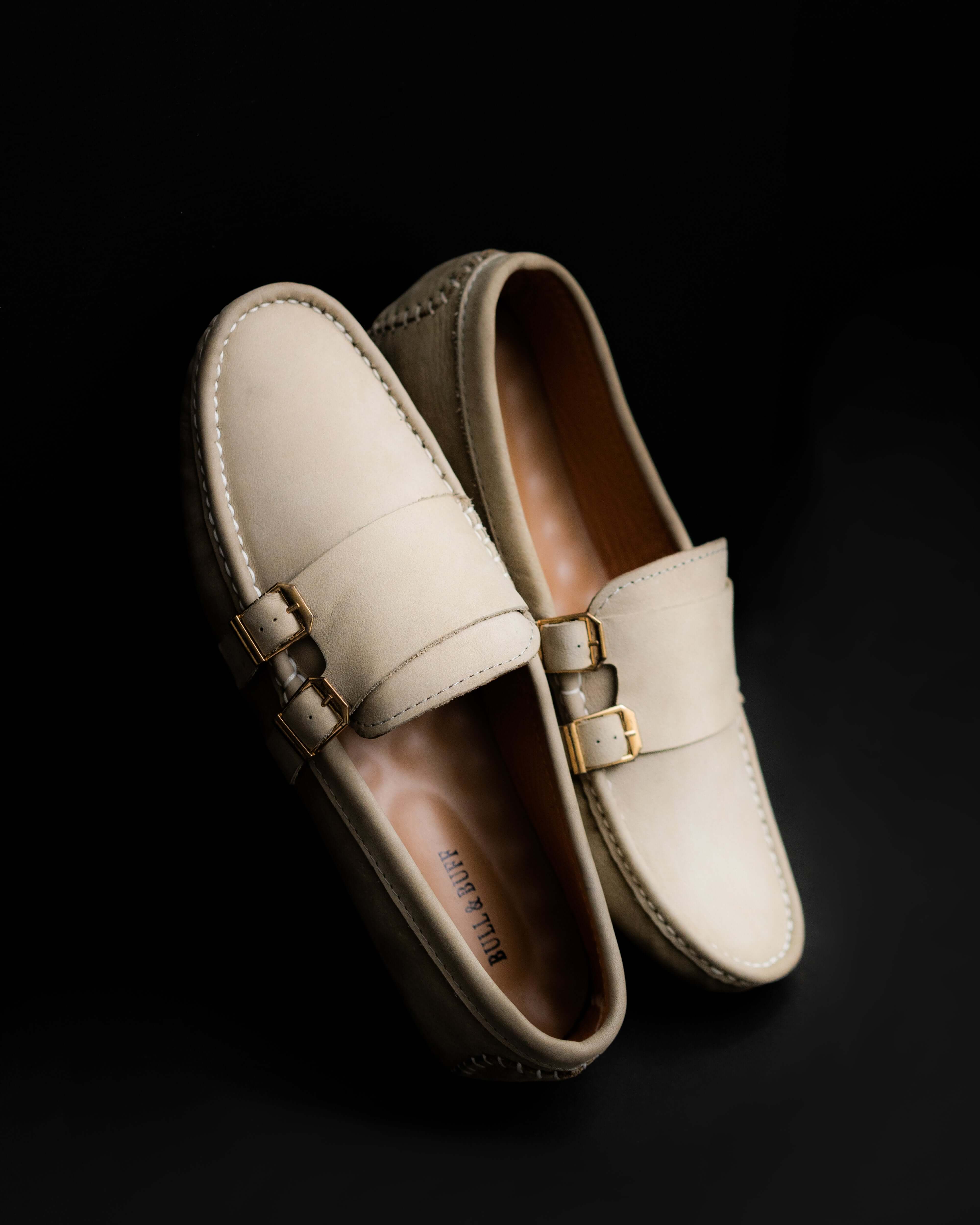 BEIGE SUEDE MOCCASIN