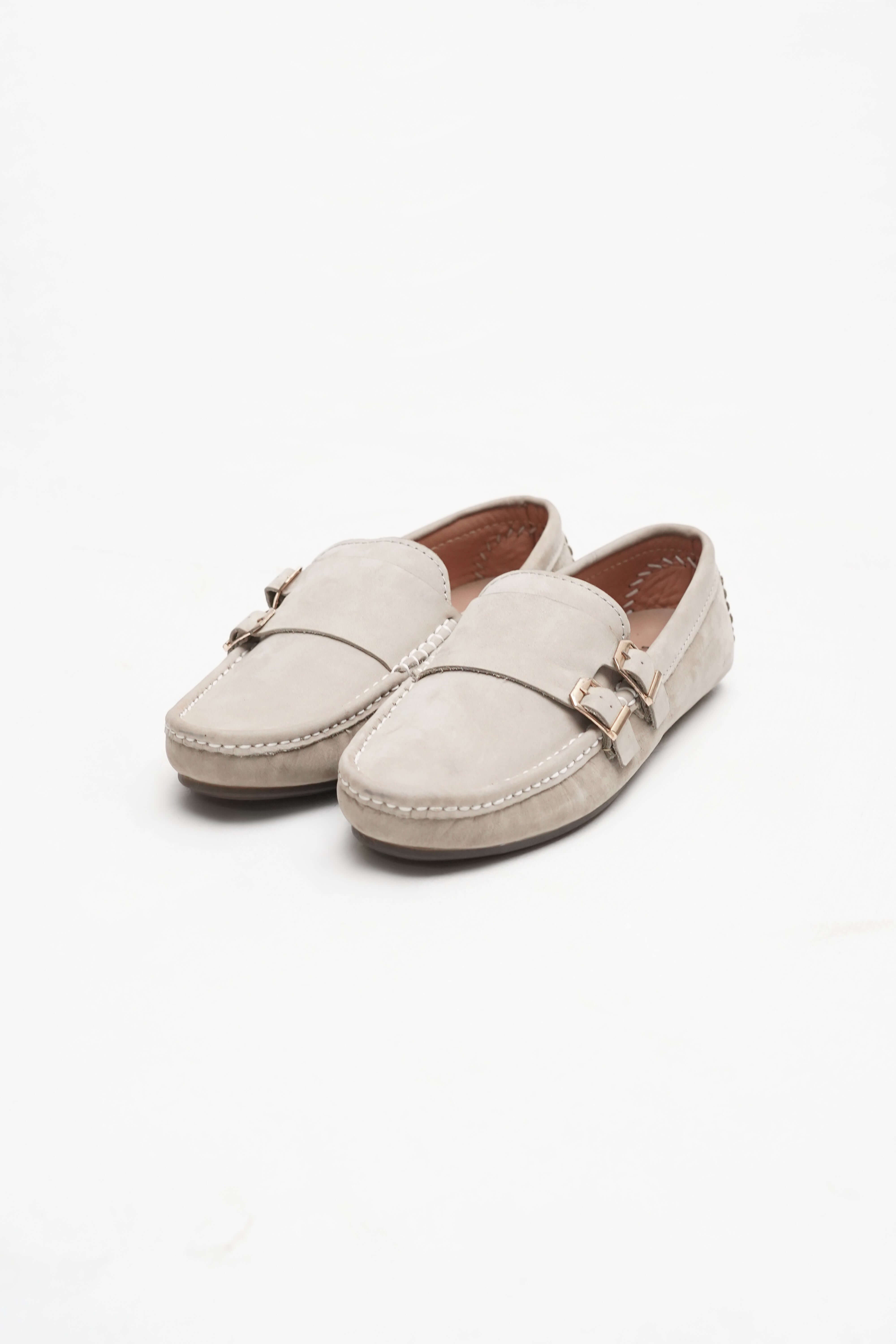 BEIGE SUEDE MOCCASIN