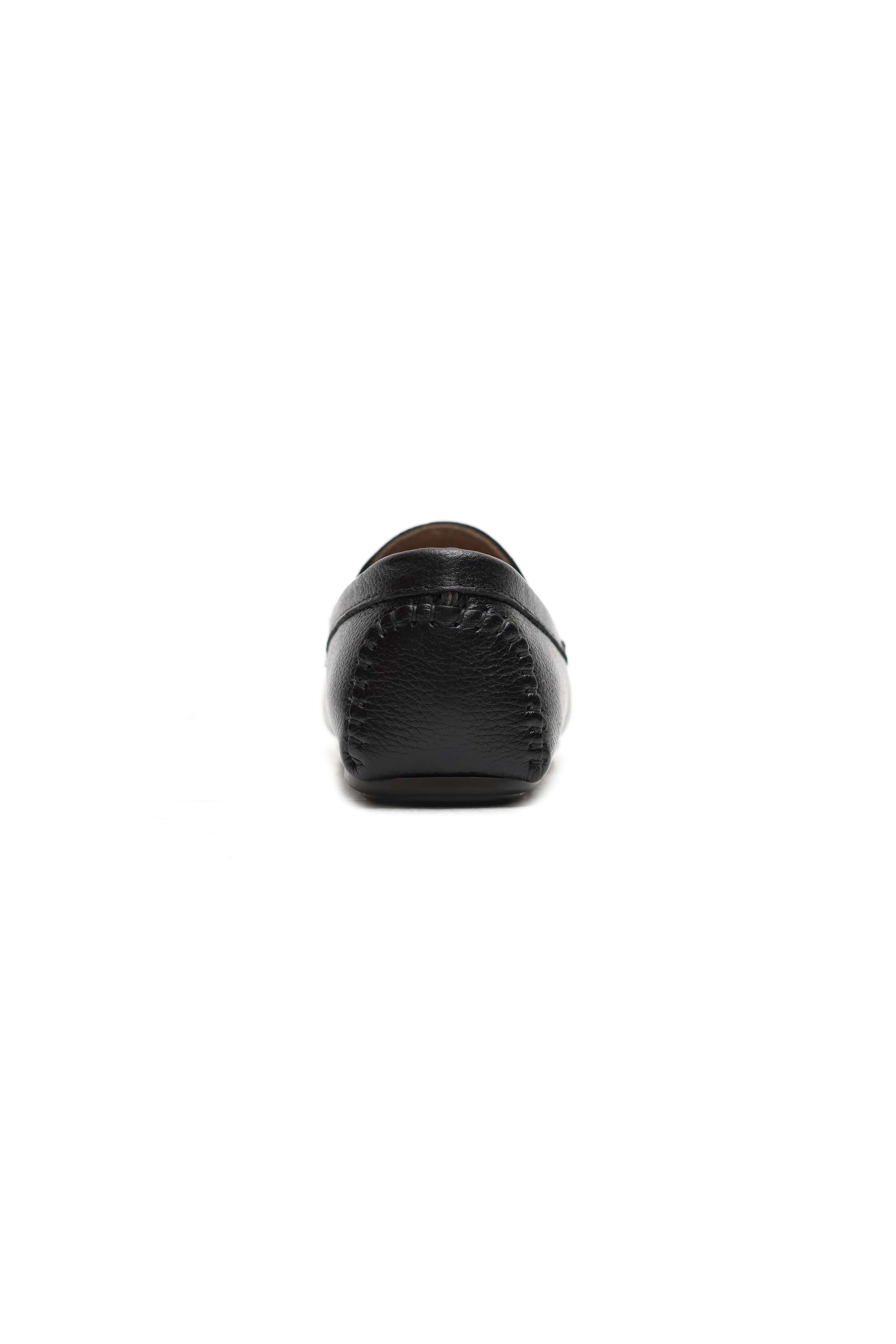 CLASSIC BLACK MOCCASIN PENNY LOAFERS
