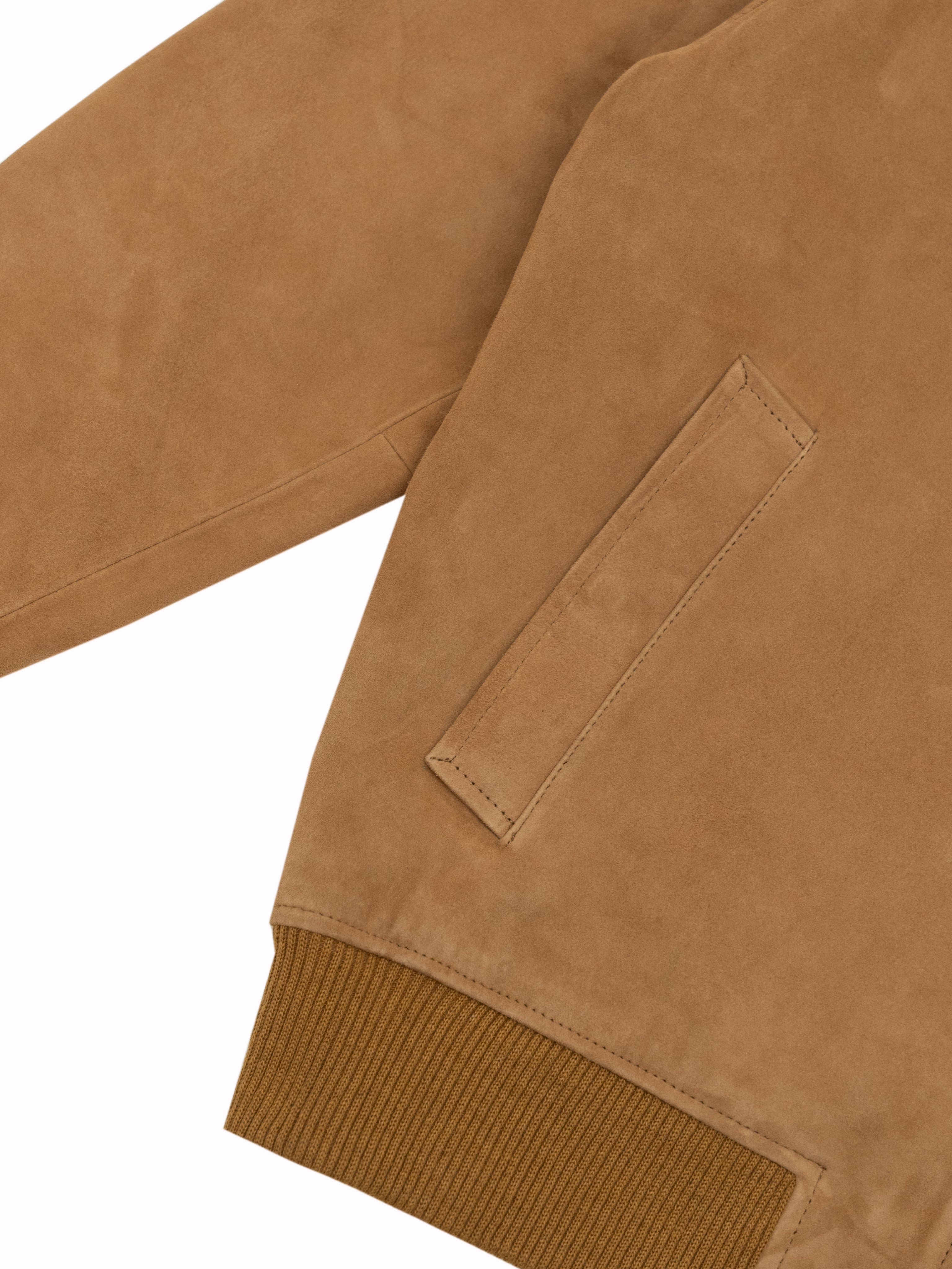 SUEDE BOMBER JACKET