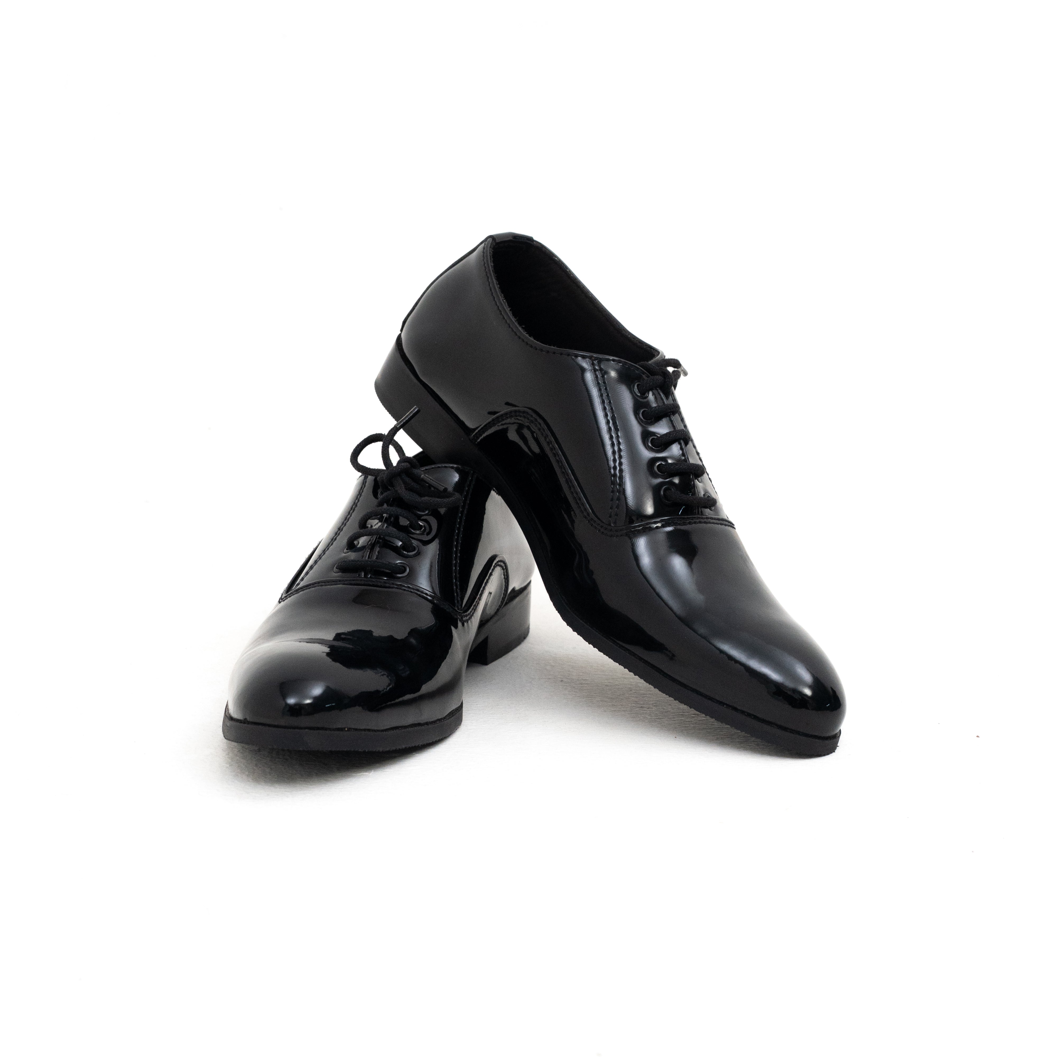 Imperial Black High-Shine Oxford Shoes