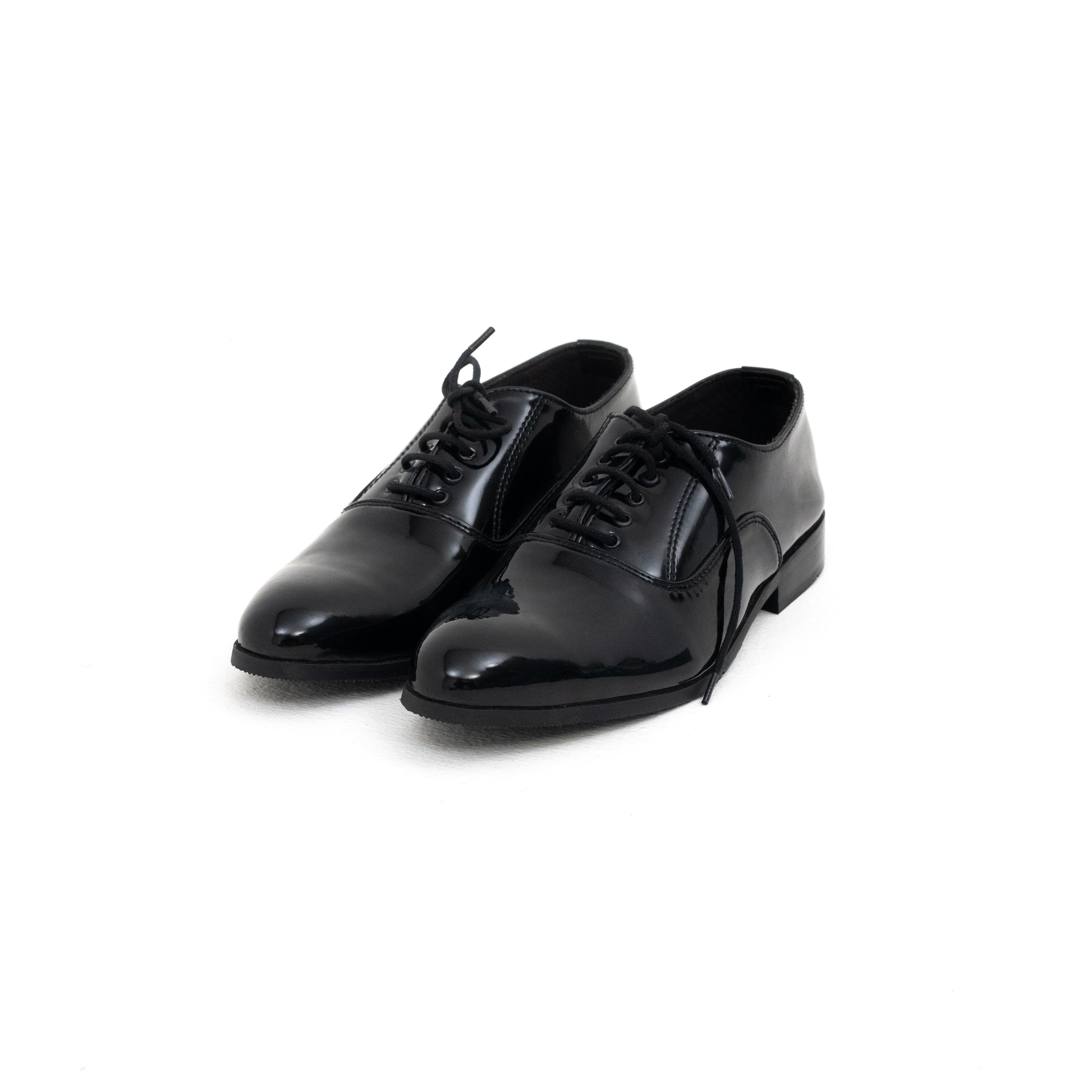 Imperial Black High-Shine Oxford Shoes