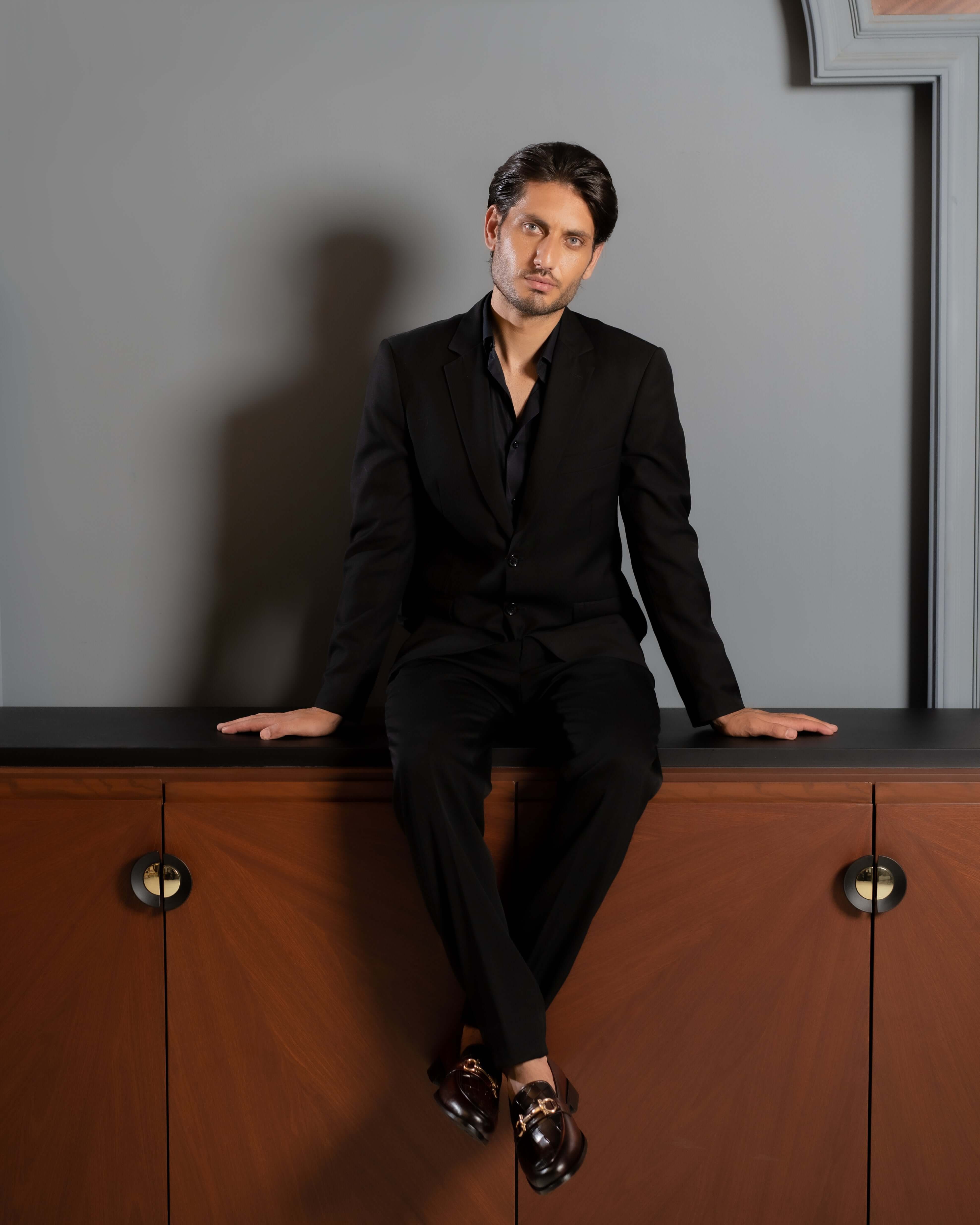 DARK BROWN CALF LEATHER HORSEBIT LOAFERS