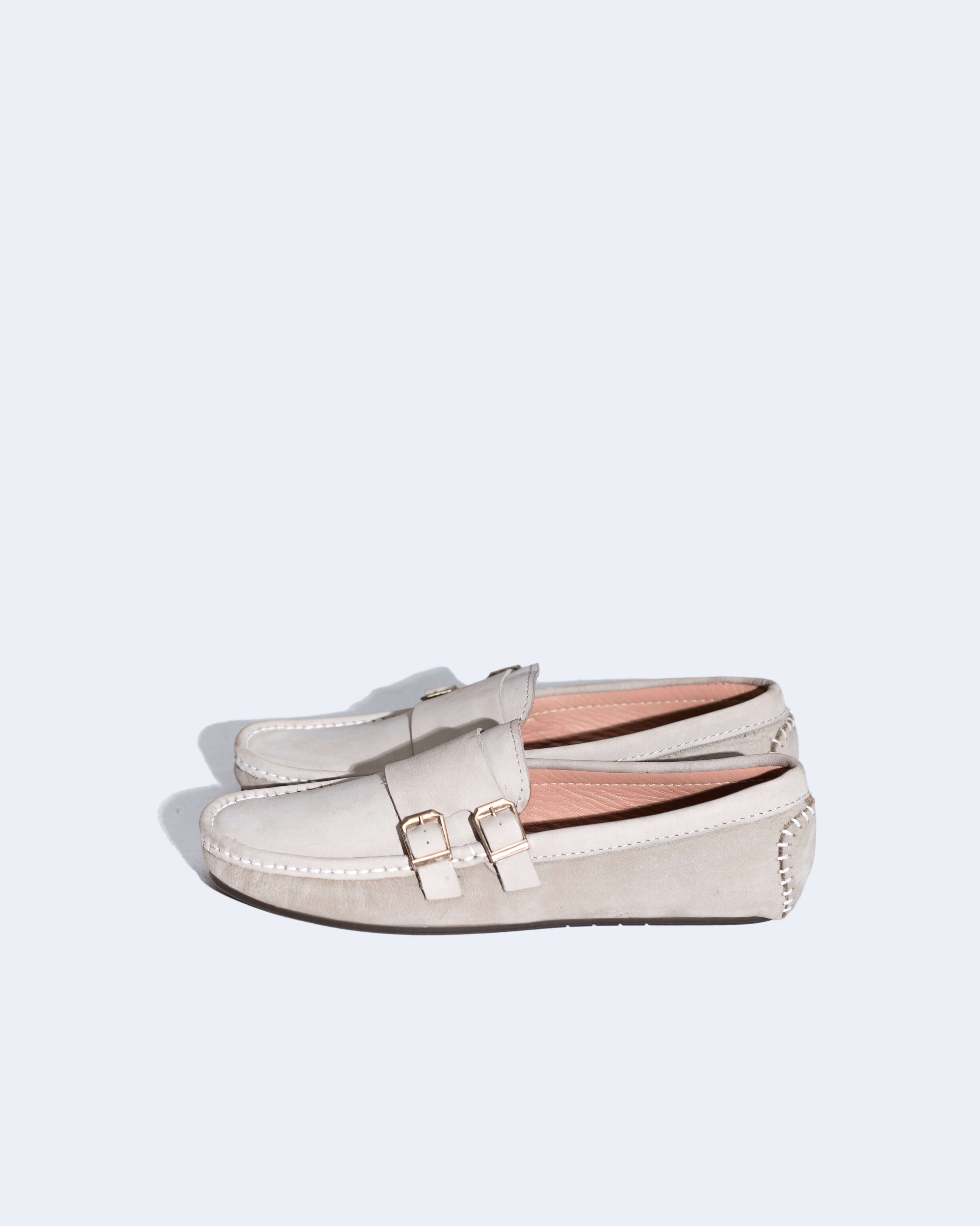 BEIGE SUEDE MOCCASIN